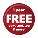 1 year free .com, .net, .eu and more domain names 1 year free .com, .net, .eu and more domain names