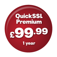 GeoTrust QuickSSL Premium SSL Certificate £99.99 GeoTrust QuickSSL Premium SSL Certificate £99.99