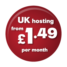 UK Web Hosting from £1.49 per month