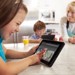 Child using Kindle Fire