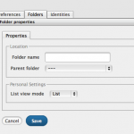 Add New Mail Folder - Domains Foundry Webmail