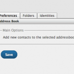 Address Book Settings - Domains Foundry Webmail