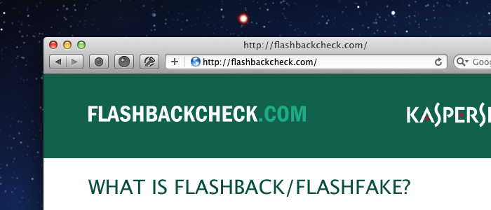 Flash Back Check